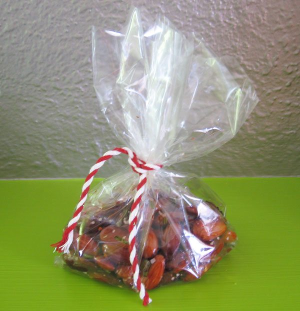 Christmas seasoned almond gift