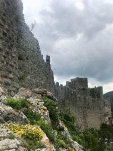 Cathar ruin of puilaurens